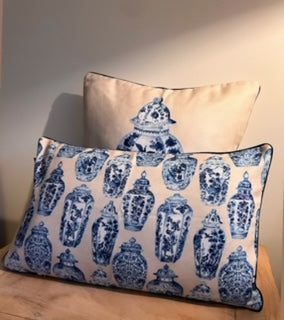 Funda De Cojín Azul Delft
