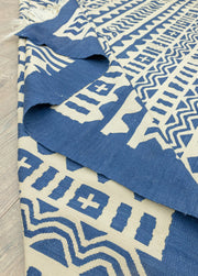 Zenge Primitive Design Wool Kilim Artesanal Natural Wool 231x311cm – Origen Sostenible