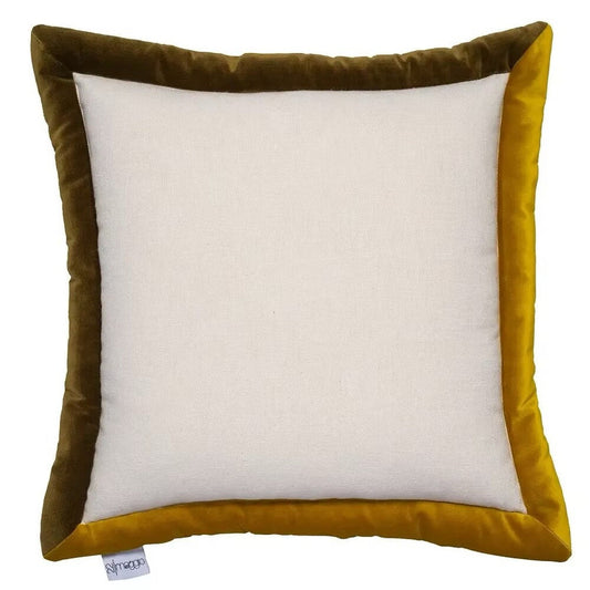 Cojín Decorativo Bicolor - Amarillo Mostaza