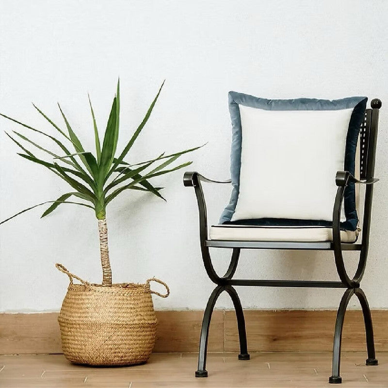 Cojín Decorativo Bicolor - Azul Lapislázuli