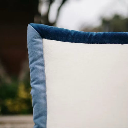 Cojín Decorativo Bicolor - Azul Lapislázuli