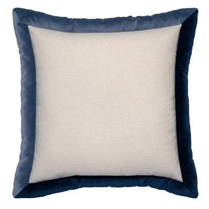 Cojín Decorativo Bicolor - Azul Lapislázuli