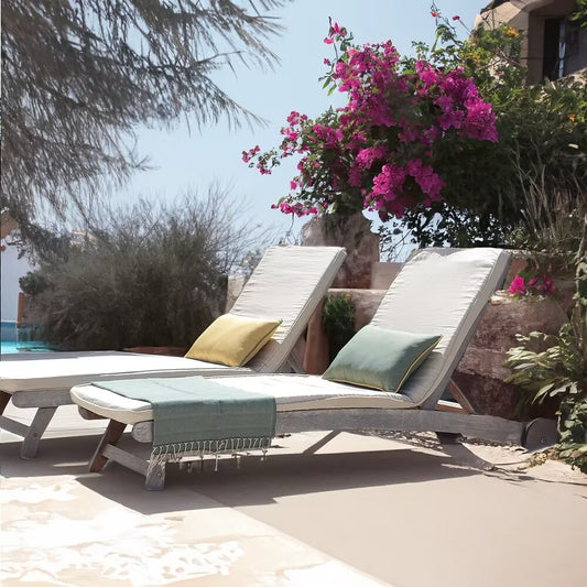 Cojín De Exterior Rectangular - Amarillo Ancona