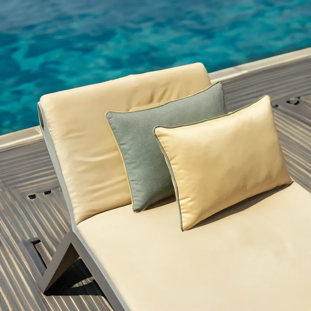 Cojín De Exterior Rectangular - Amarillo Ancona