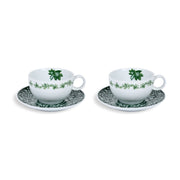 Set Regalo 2 Tazas Té Jardín Victoriano - Cerámica Mediterránea Lujo