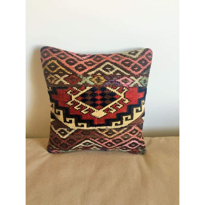 Cojín Kilim Vintage 40x40 - Pequeño Gran Tesoro