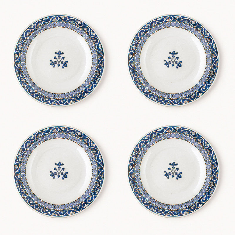 Set 4 Platos İznik - Colección Premium para Mesa Imperial