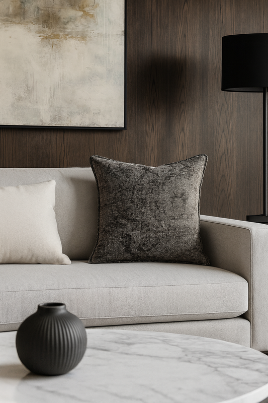 Cojín Decorativo Zeugma Paisley (Gris)